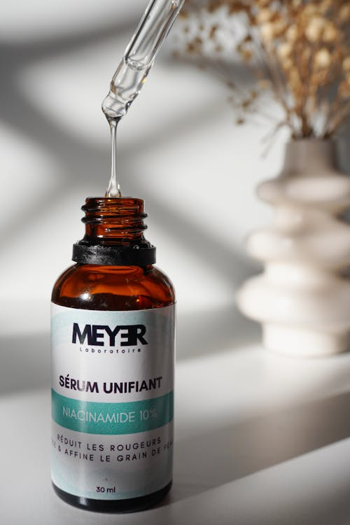 Winter skincare routine for dry & sensitive skin niacinamide serum