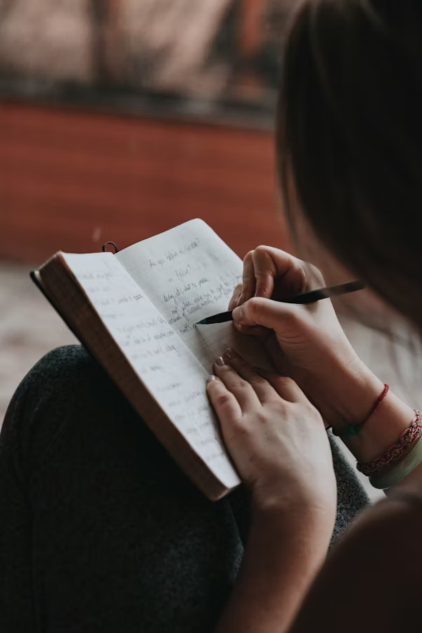  10-minute self-care rituals for busy women-“Journaling practice 